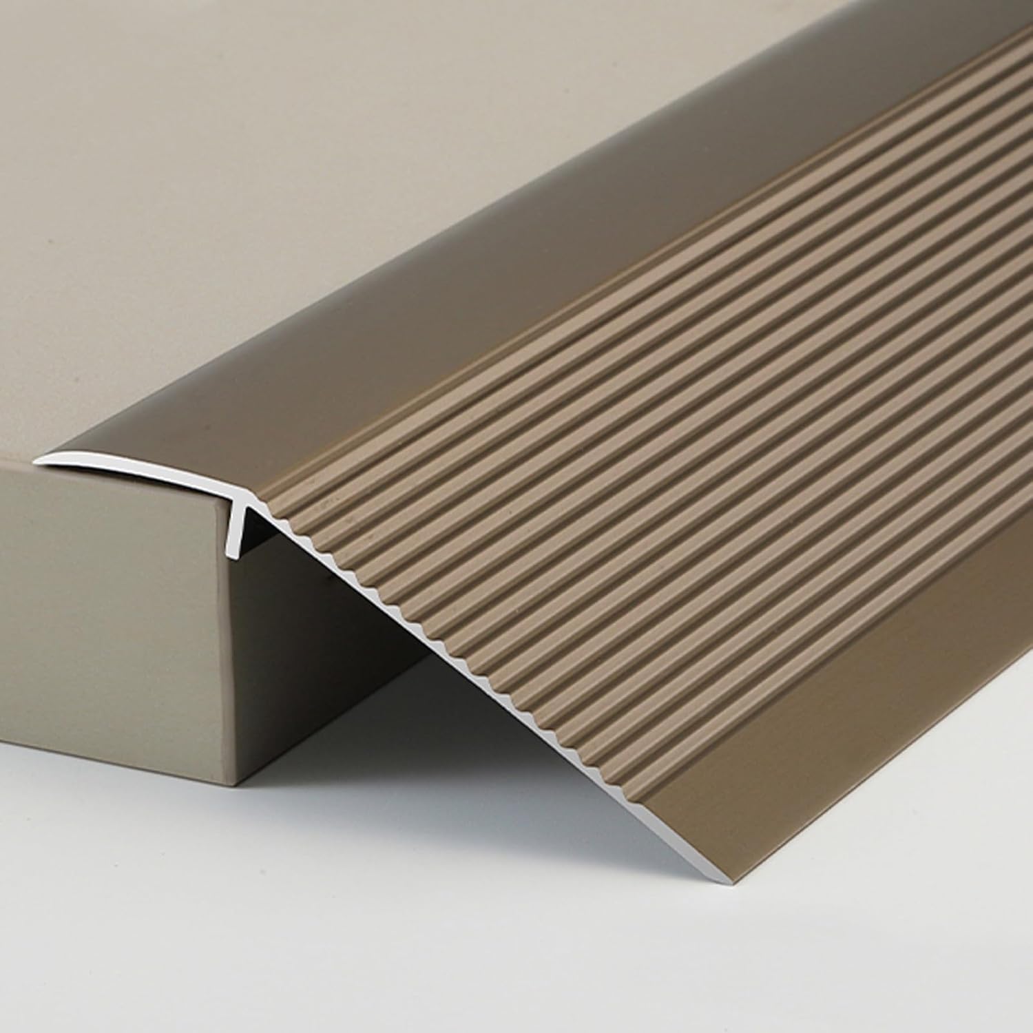 Door Floor Threshold Transition Strip, 10cm Aluminum Door Threshold Transition Strips for Wood to Tile Floor Joining Multicolor