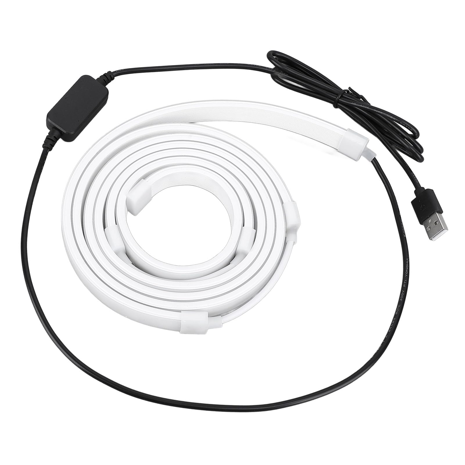 Yosoo Health Gear Tira de Luz LED RGB para Monitor, USB, 107 LEDs, 16