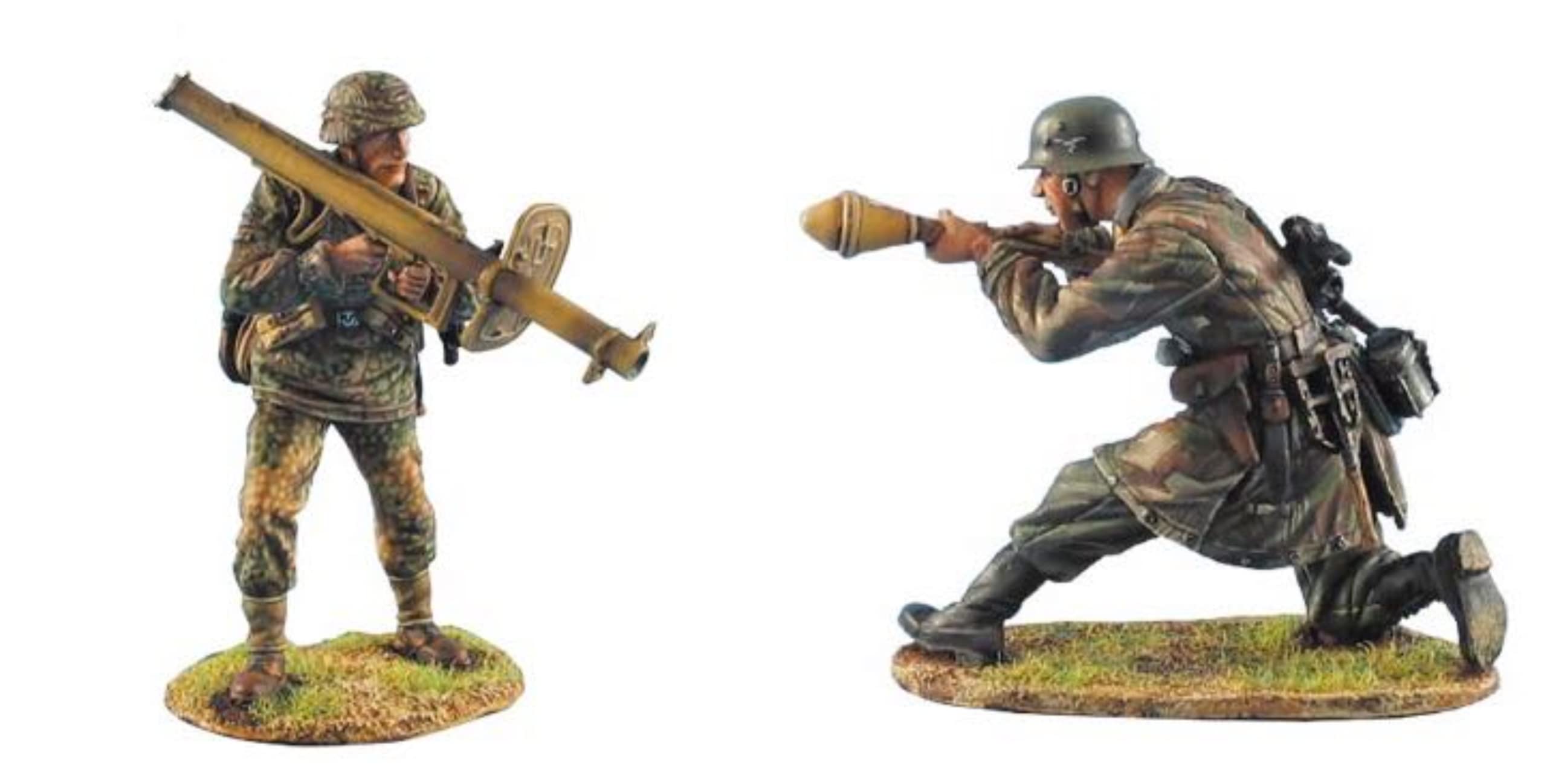 Lot De 8 Figurines Soldat Allemand WW2 1/35 En Résine - Non Peintes