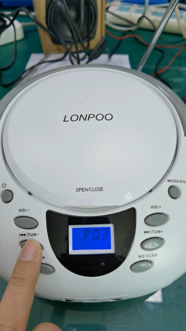 LONPOO ステレオ　CDプレーヤー　LP-D01★ Watch How to Program LONPOO Boombox LP-D01 FM Radio on Amazon Live