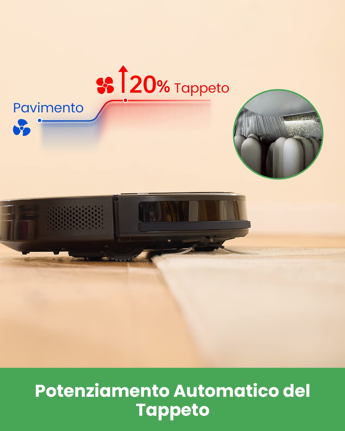 Robot Aspirapolvere Lavapavimenti 4000Pa,Serbatoio Acqua Elettrico 3 In 1,Aspirapolvere Robot con Mappatura,Controllo SIRI/ APP/Alexa/IFTTT, Robot Lavapavimenti per Pulizia Domestica/Pavimenti,Nero