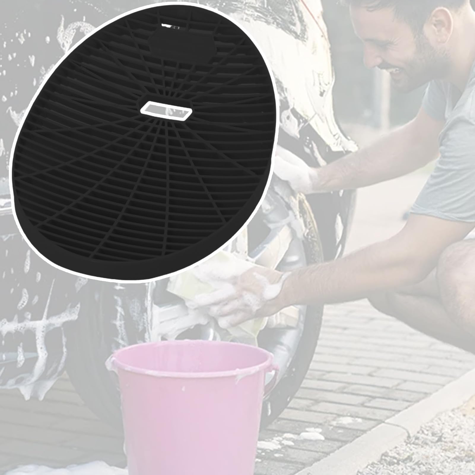 Filtre pour Seau de Lavage Auto | Seaux de Lavage pour Détail Automobile - Insert Filet Capteur Séparateur pour Lavage Automobile Et Détailing