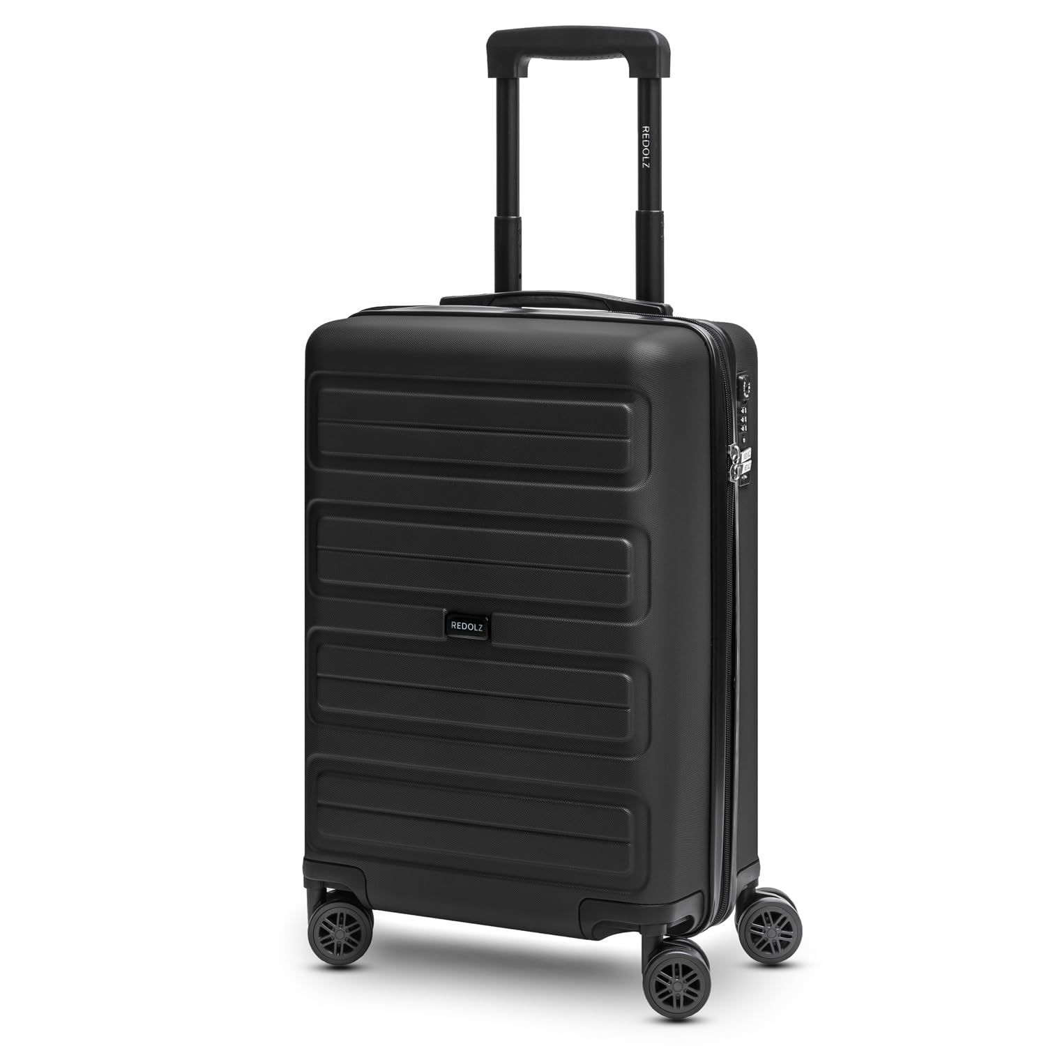 REDOLZ Essentials 08 artykuł podstawowy, czarny, Koffer S (55 cm), Walizka z twardą obudową z rolkami obrotowymi