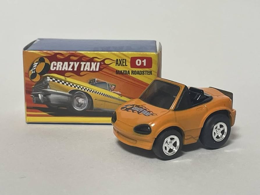 Amazon.co.jp: チョロQ CRAZY TAXI ロードスター NB オレンジ