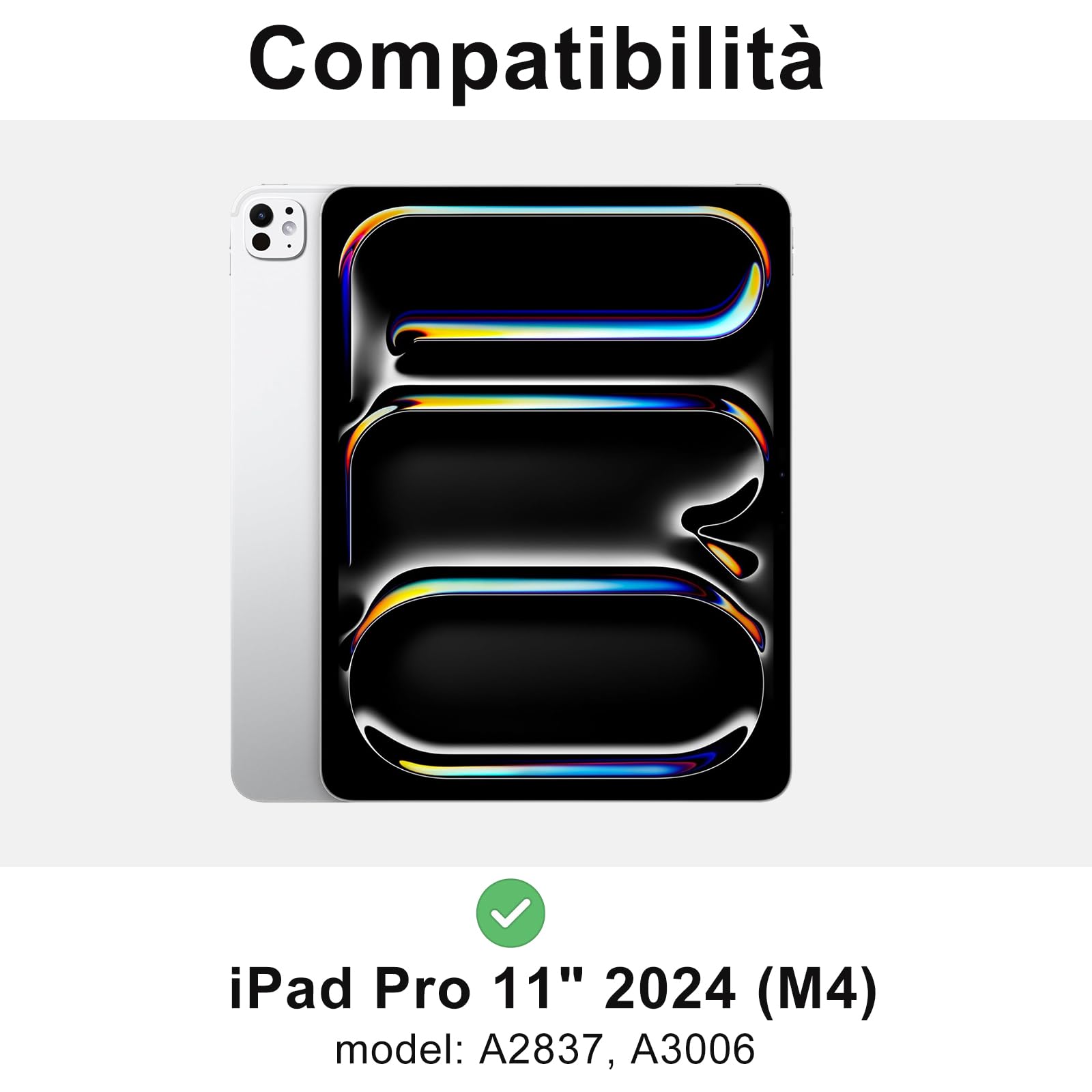 WINCHKING Custodia con Tastiera per iPad Pro 11" M5 2025/M4 2024, Cover Bluetooth Magnetica QWERTY Italiano Retroilluminata Tastiera per iPad Pro 11 Pollici (M5/M4, 2025/2024), Azzurro