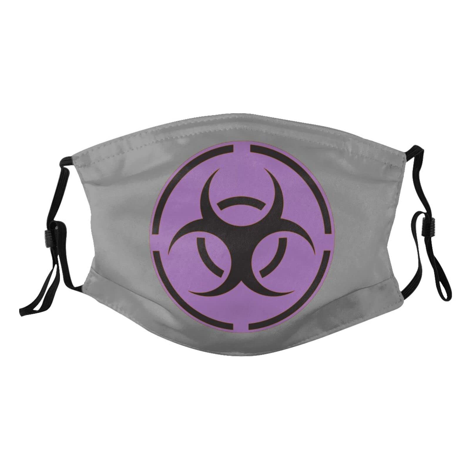 Biohazard Warning Mask Protect Respiratory System Breathe with Peace of Mind Black