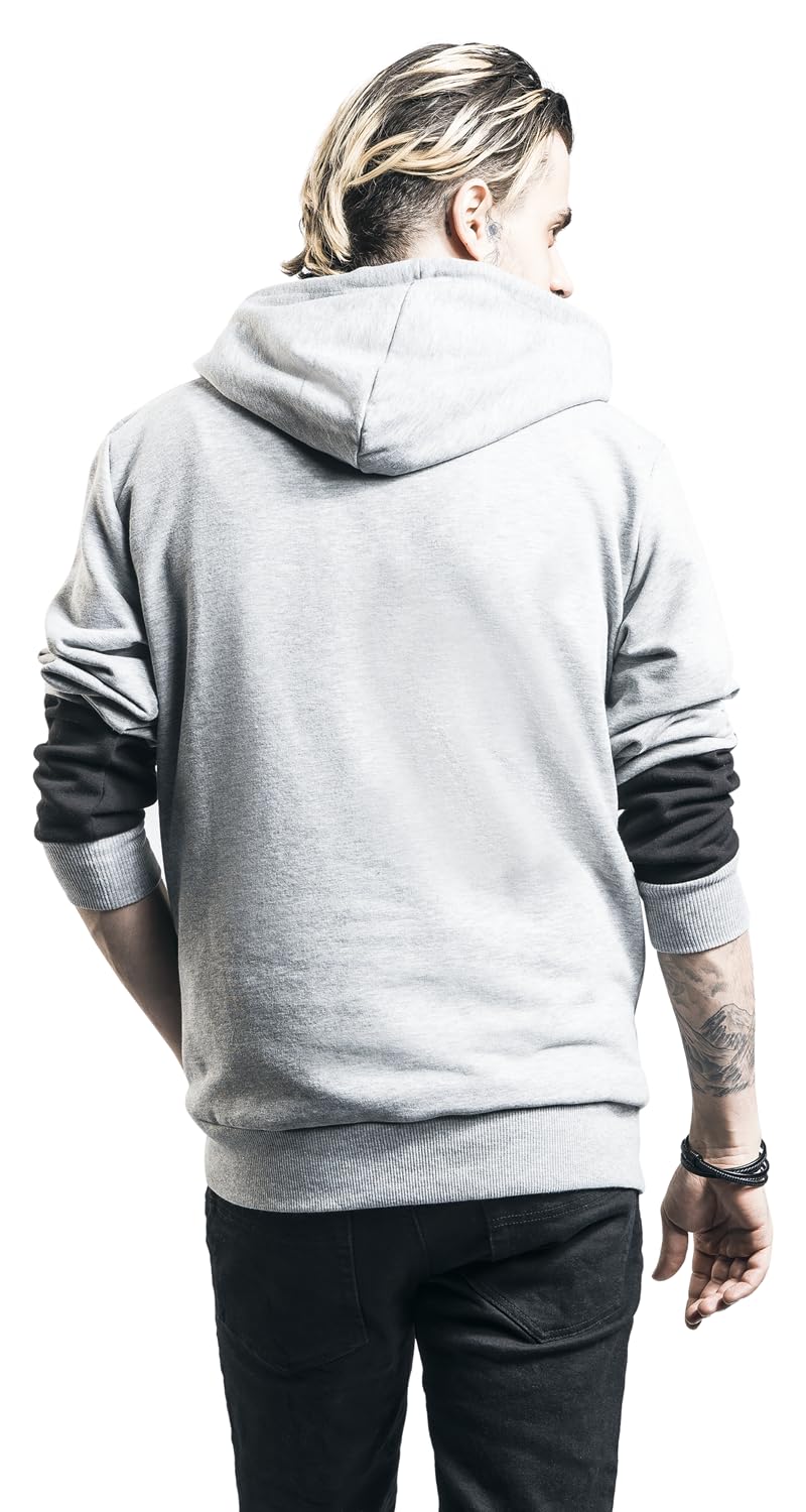 L'Étrange Noël De Monsieur Jack Jack Homme Sweat-shirt à capuche gris chiné