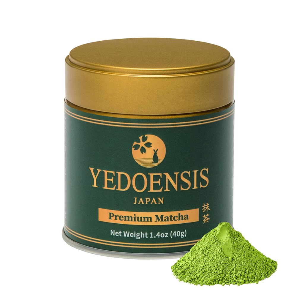 YEDOENSIS Premium Matcha Green Tea - Additive-Free Pesticide Free, Made in Japan (1.4 oz (40 g)