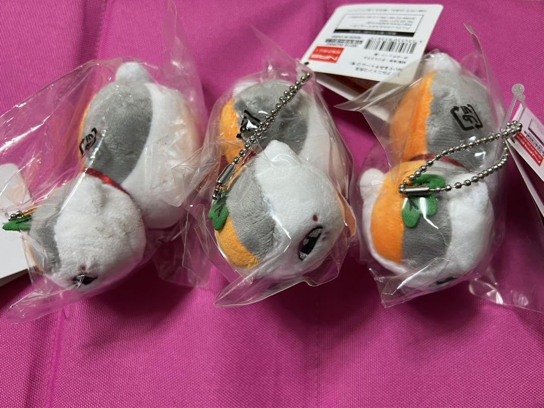 Amazon.co.jp: 夏目友人帳展 トリプルニャンコ先生 ぬいぐるみチャーム