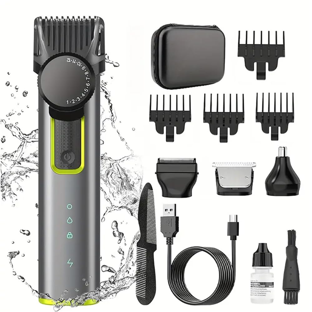 Hair Clippers for Men Professional,Cordless High-Performance Barber Clippers for Hair Cutting,Rechargeable Mens Hair Clippers,Home Haircut &Grooming Set with LED Display,Mens Gifts