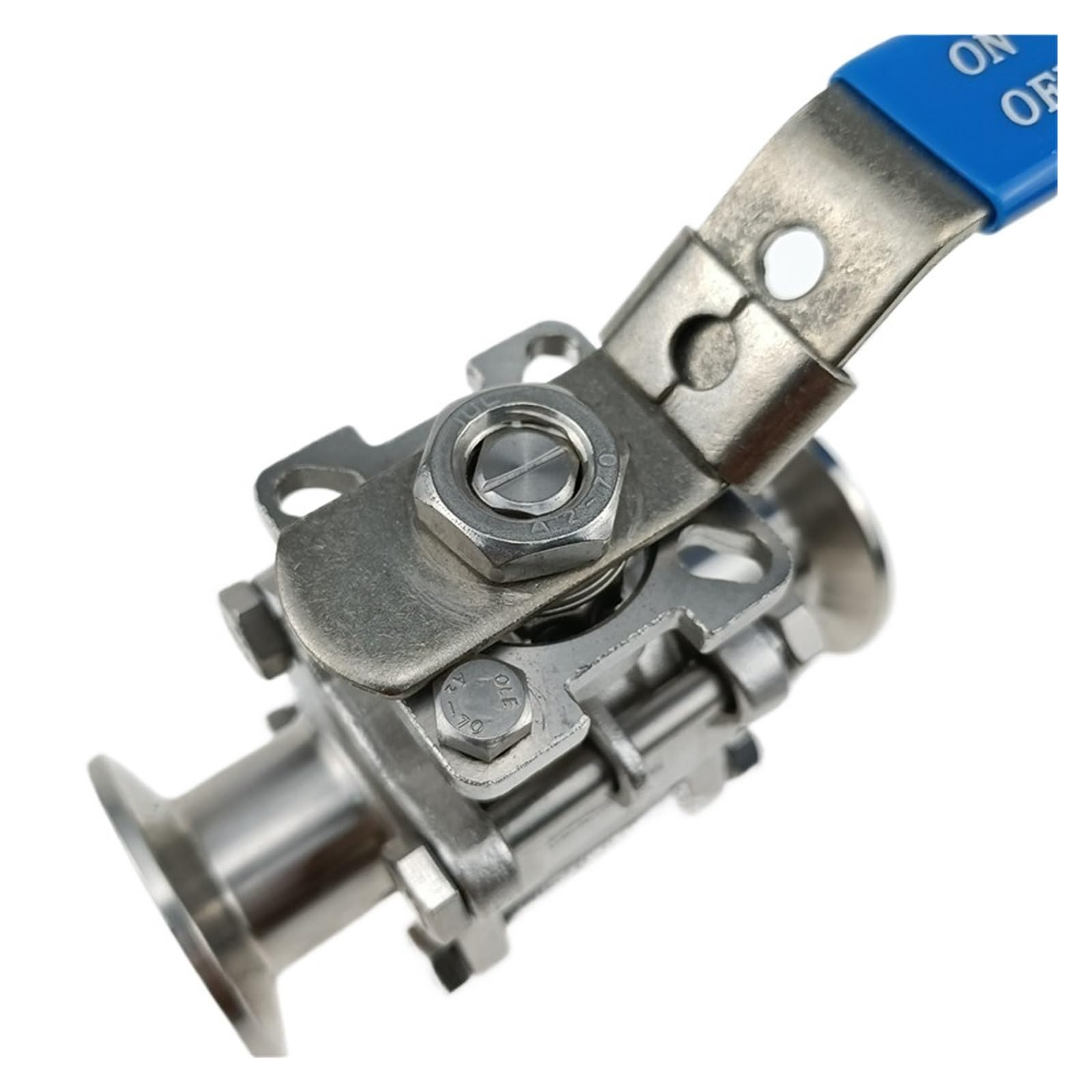 Vakuum-Kugelhahn, dreiteiliger Kugelhahn, Vakuumklemme TC30 mm, TC40 mm, TC55 mm, TC75 mm, KF16/25/40/50 (KF40)