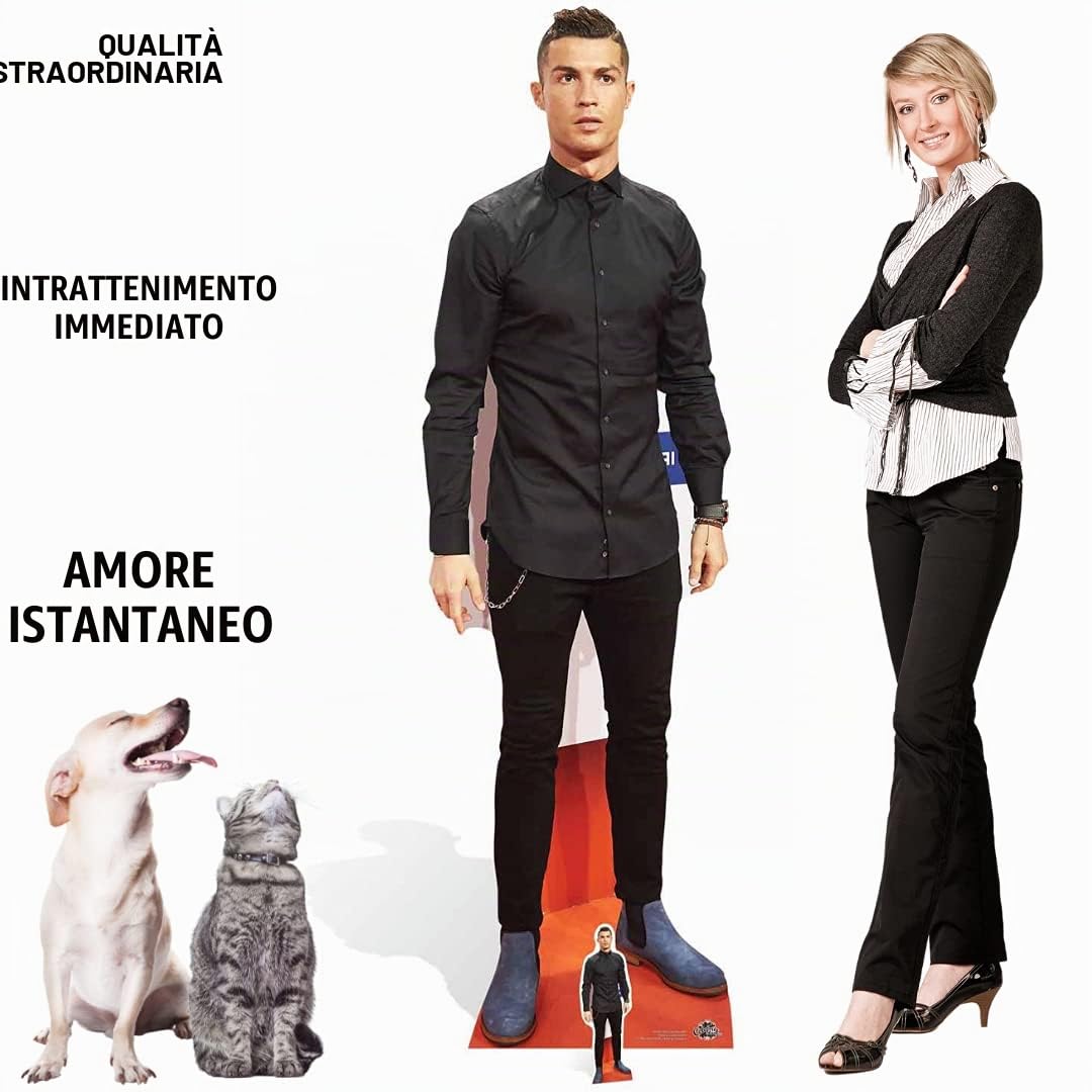 Star Cutouts, Figura a grandezza Naturale di Cristiano Ronaldo, Multicolore