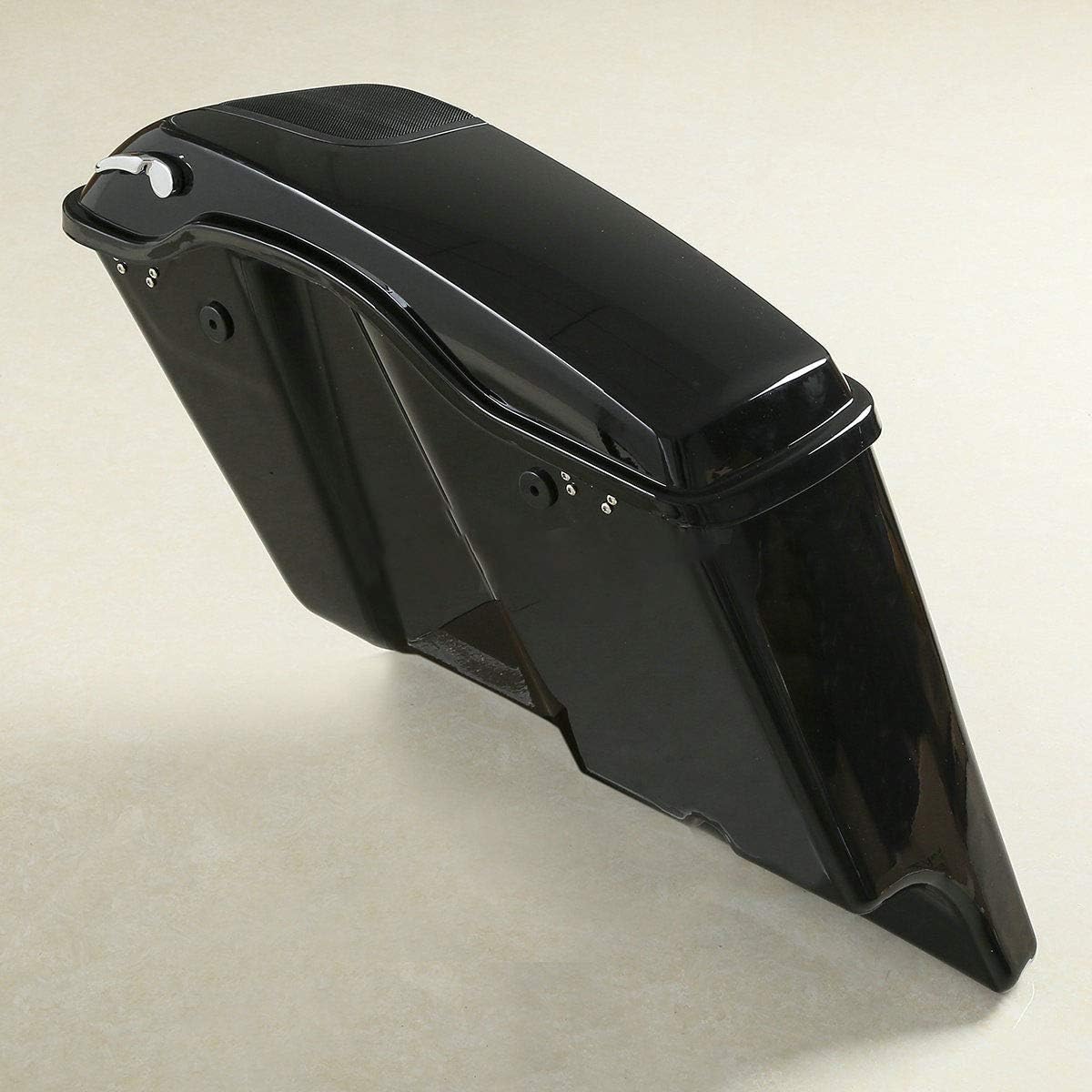 XMT-MOTO 5? Extended Stretched Saddlebags 5x7 Speaker Lids With Cut Outs Fit for Harley Davidson Touring 2014-Later