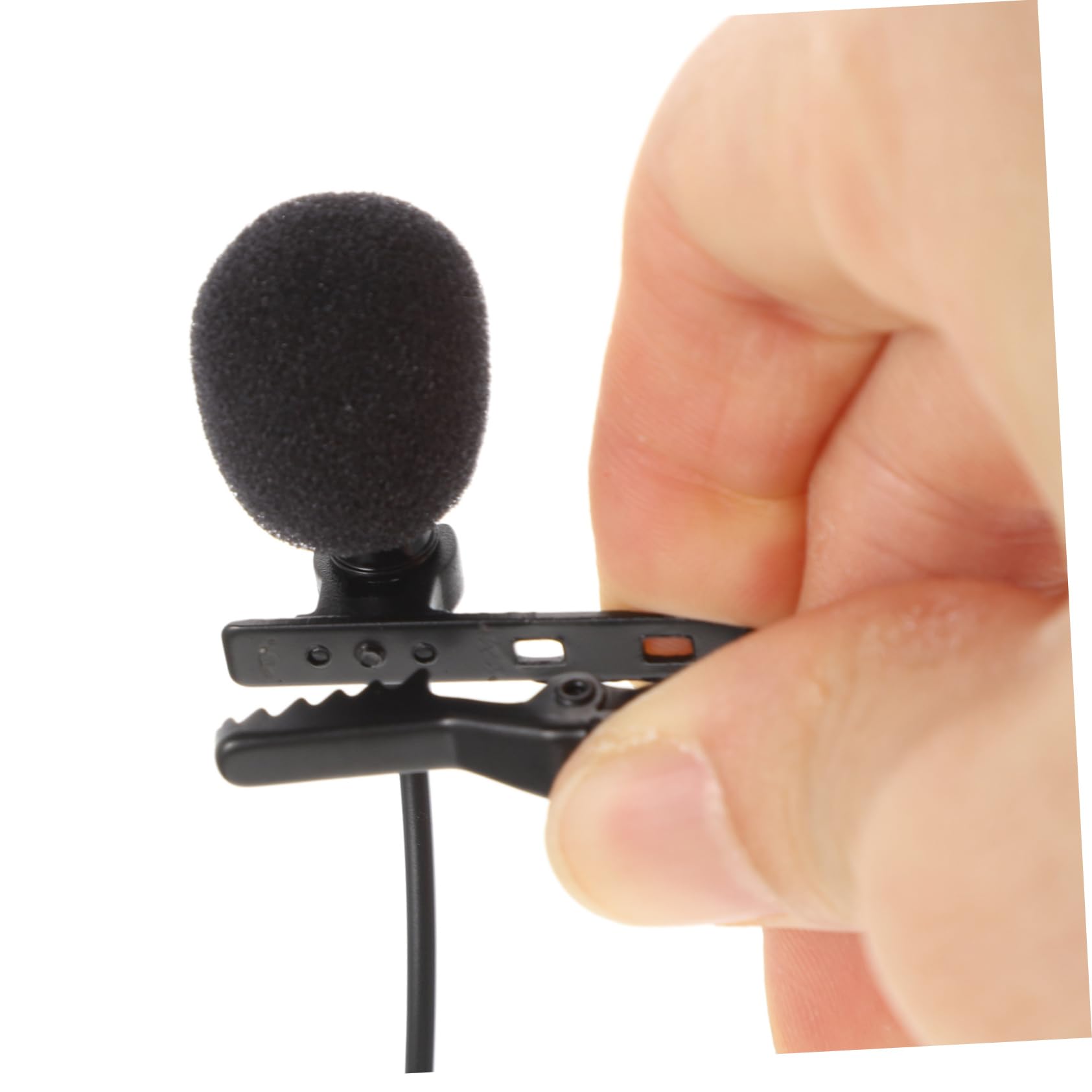 ibasenice 2 Juegos De Micrófonos De Clip con Conector De 3 5 Mm Y Condensador para Vlogs Y Entrevistas