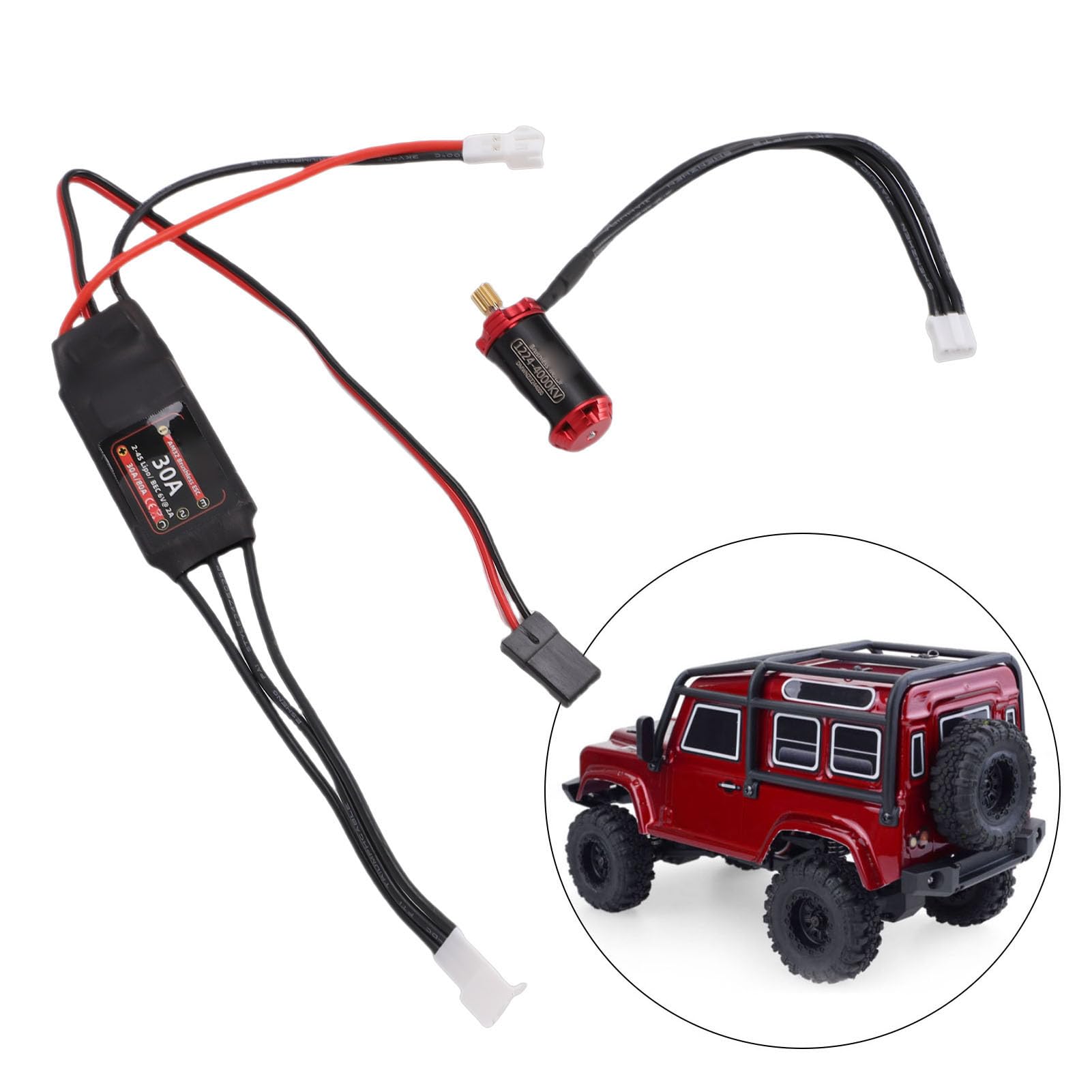 Amazon.co.jp: ZIZEV 4000KV ブラシレスモーター ESCセット RCカー