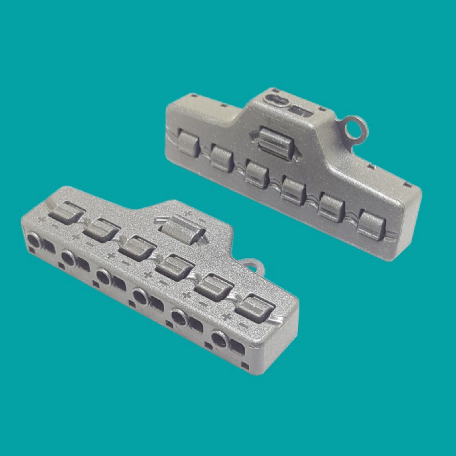 Effizienter Stromverteilerstecker mit 1 Eingängen & 6 Ausgängen LED Streifen Lichtverdrahtung Verteilerblock für LED Streifen Schnellanschluss Verteilerblock
