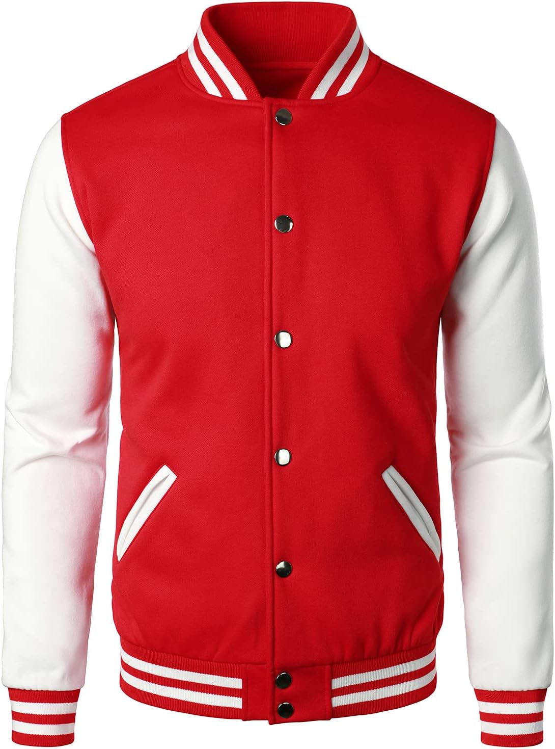 Man’s Varsity Baseball Jacket Cotton Blend Letterman Jackets