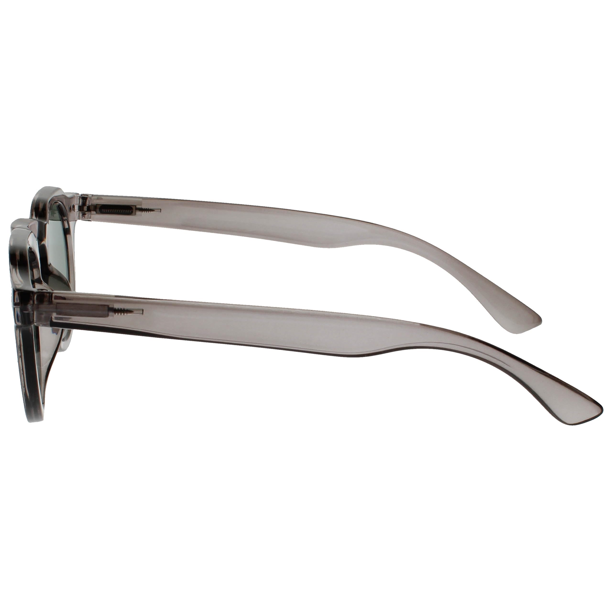OPULIZE RIO Gafas de Lectura Para el Sol - Pack de 3 - Montura Plana - Protección UV400 - Negro, Marrón Carey, Gris - Hombre Mujer - SSS53-127- +2.50