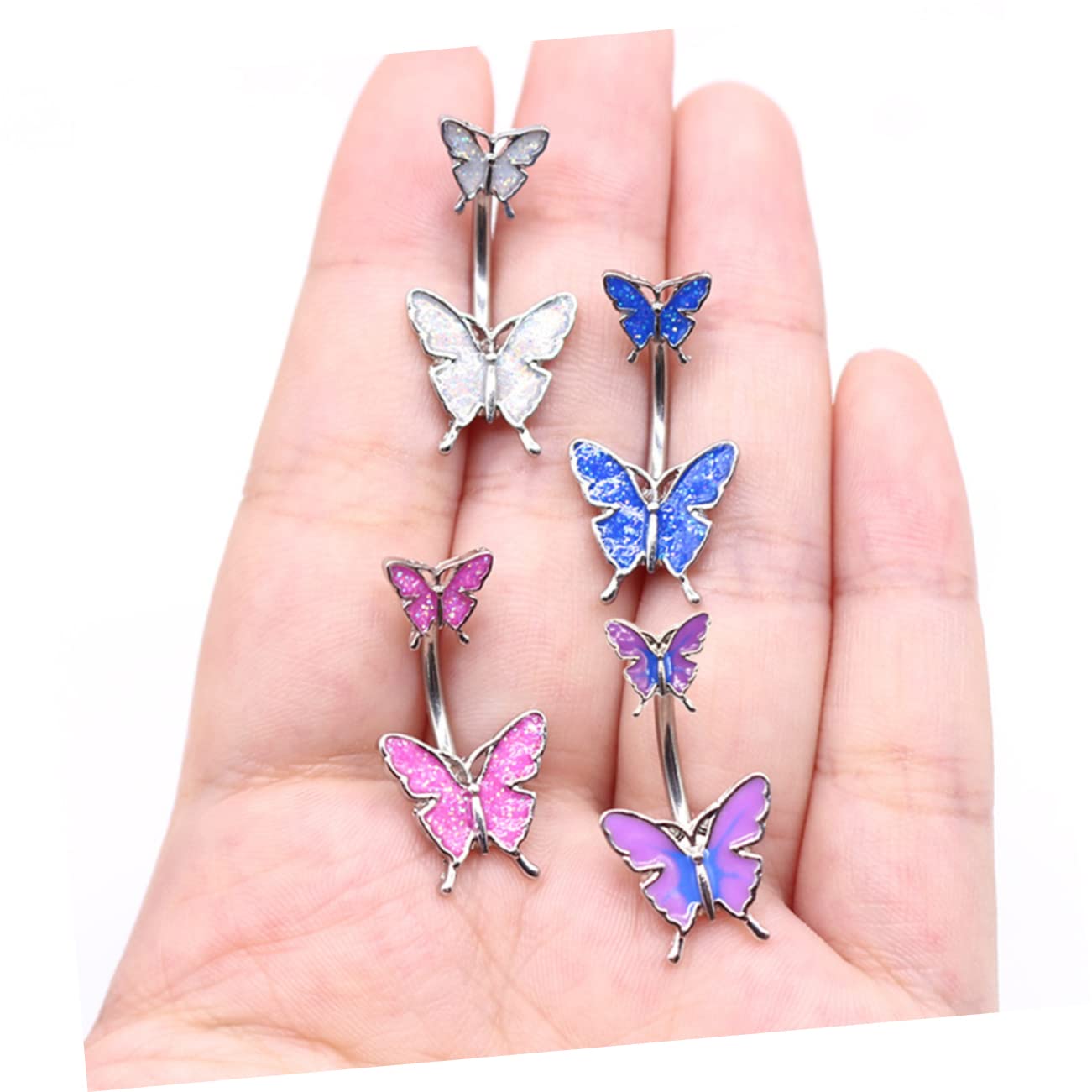 LIFKOME 20piezas Anillos De De Joyería De Piercing De Navel y Perfectos Para y Celebraciones