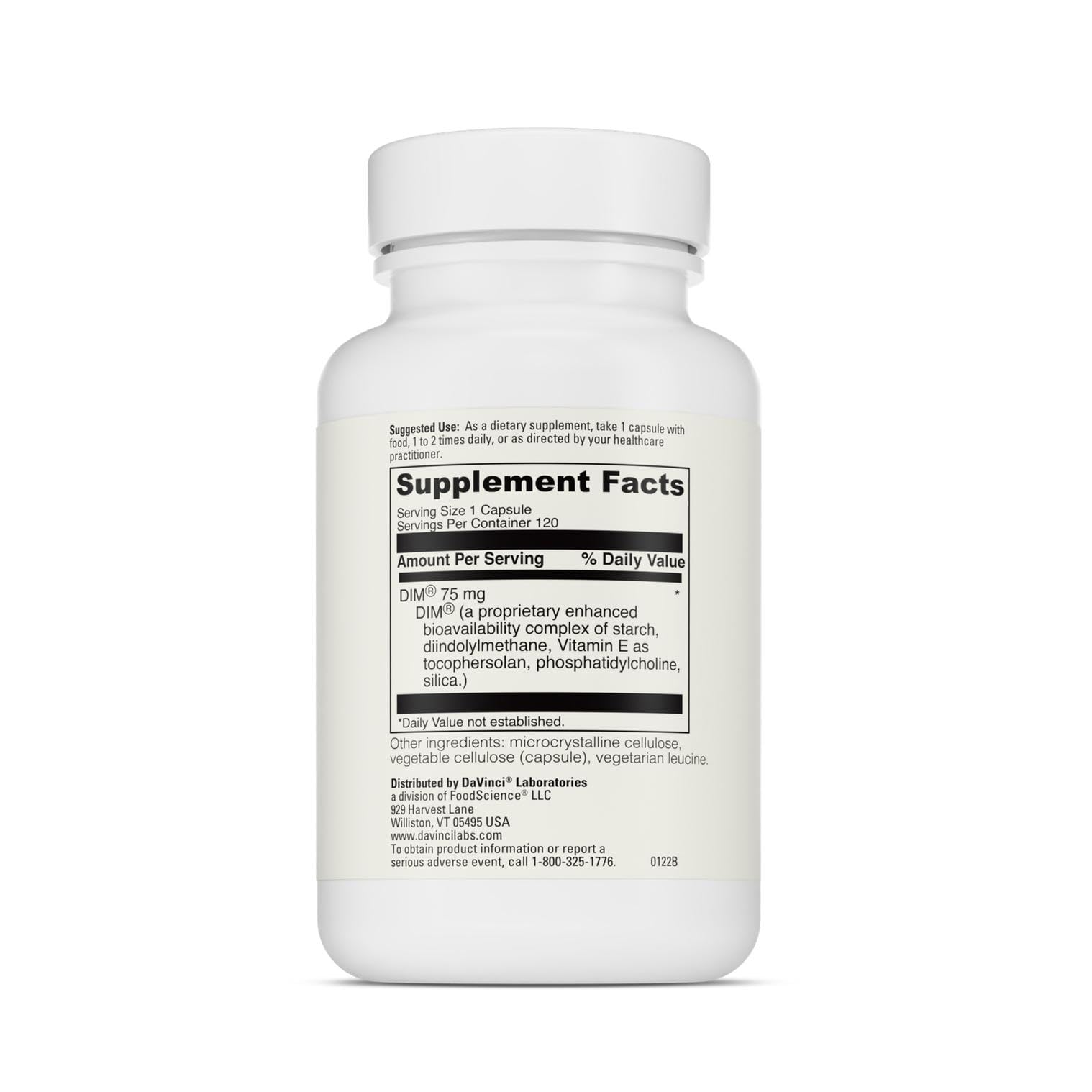 DAVINCI Labs DimPro, 120 Capsules — Amazon image 2