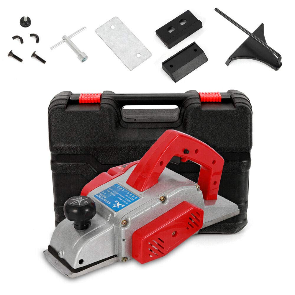 Cepillador eléctrico de mano 1300 W - 90 mm - Adecuado para tipos de madera dura - Eliminación rápida de materiales
