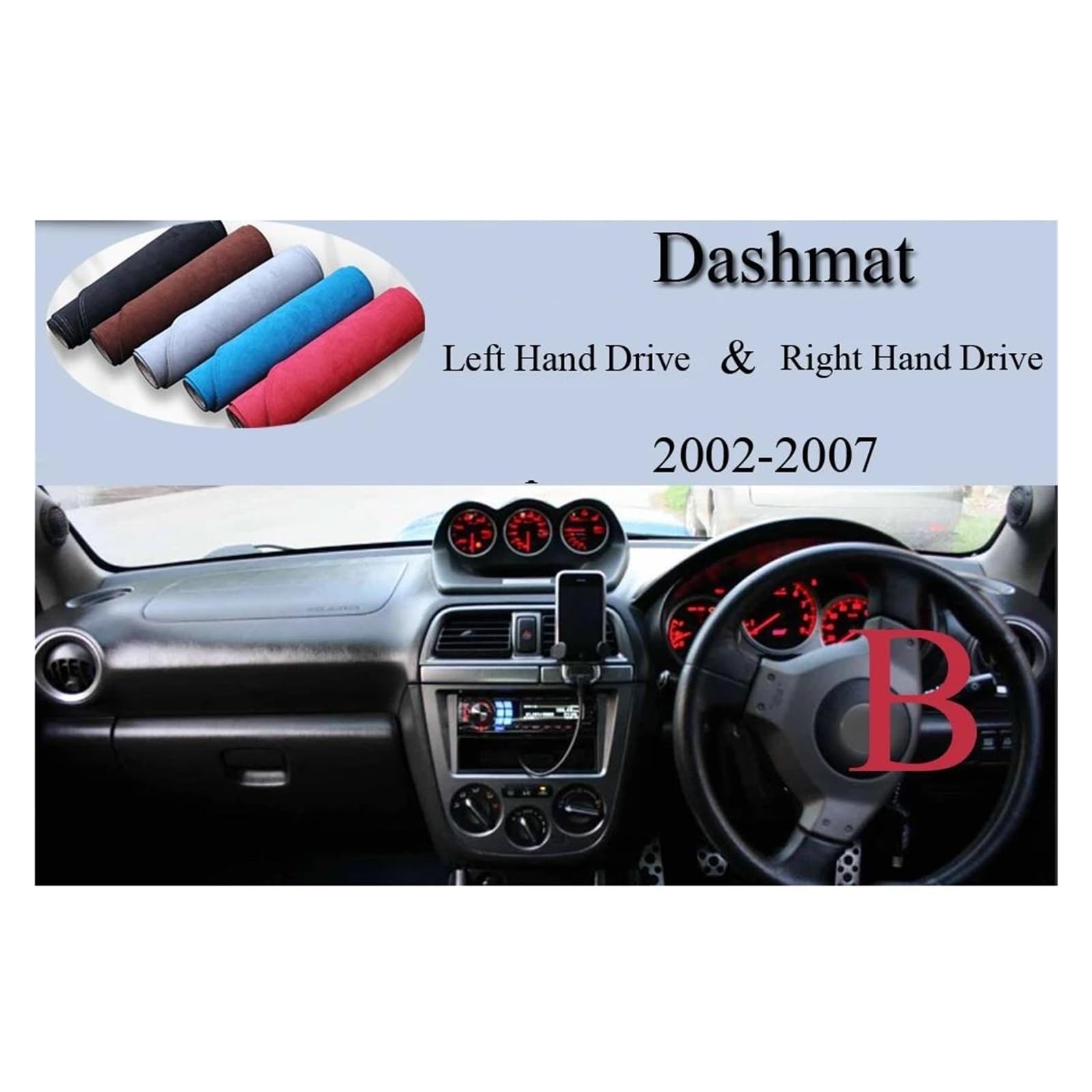 インプレッサ ダッシュボードマット スエード GDB GDA インプレッサ ダッシュボードマット スエード GDB GDA - メルカリ