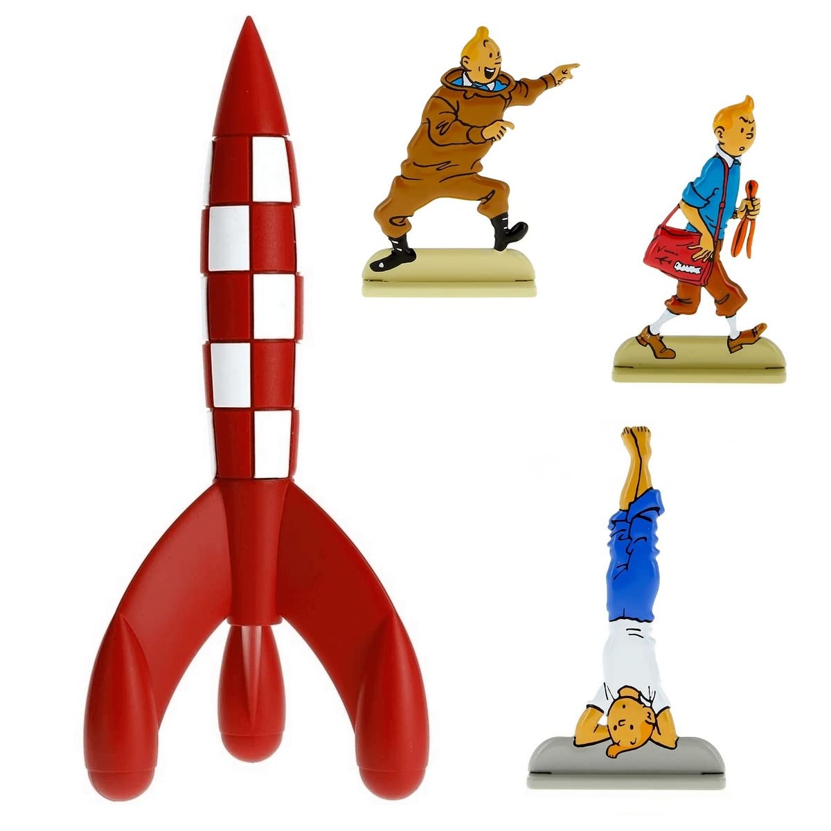 Moulins species Collectible: Tintin Lunar Rocket with Three Relief