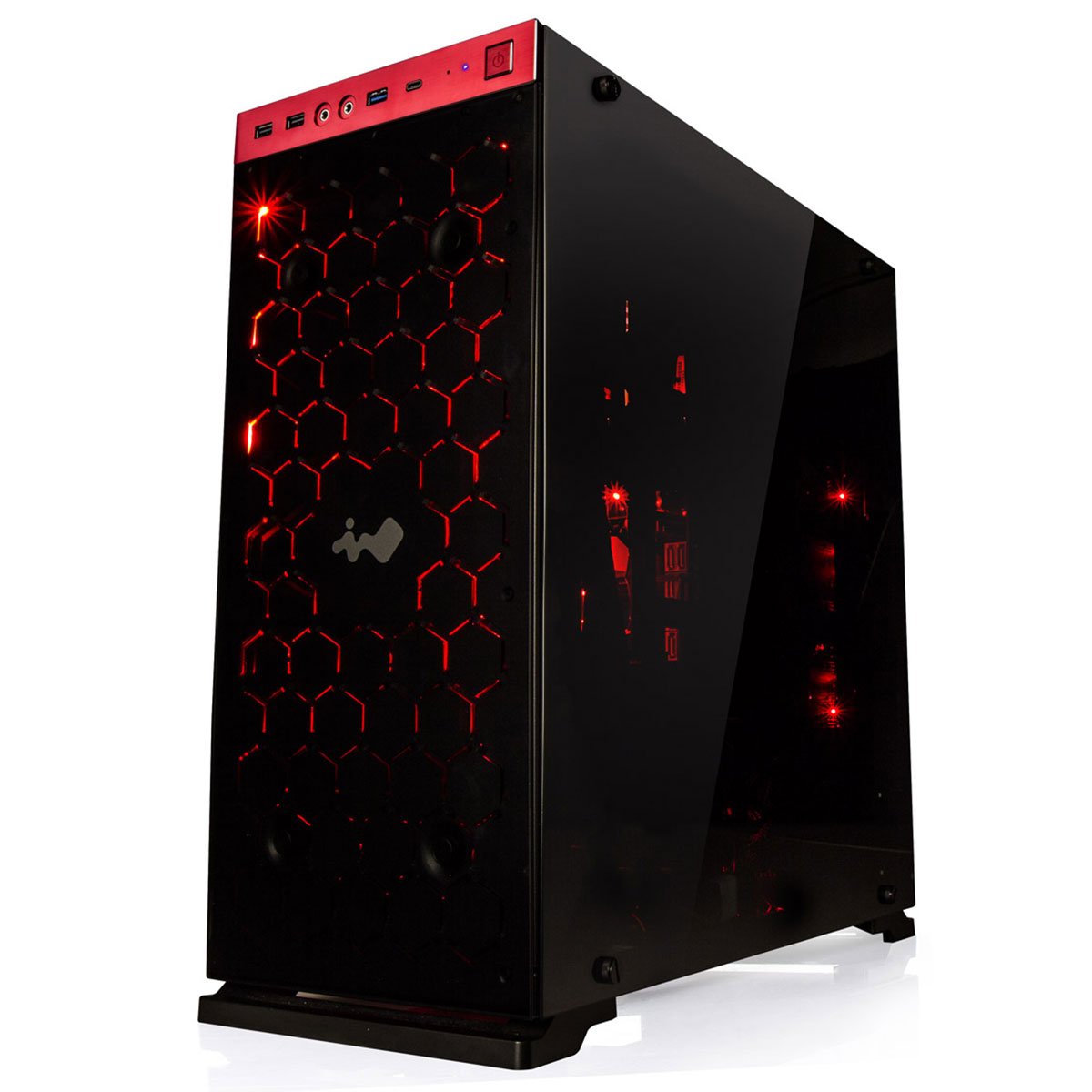 In Win 805 USB 3.1 Roja - Caja/Torre