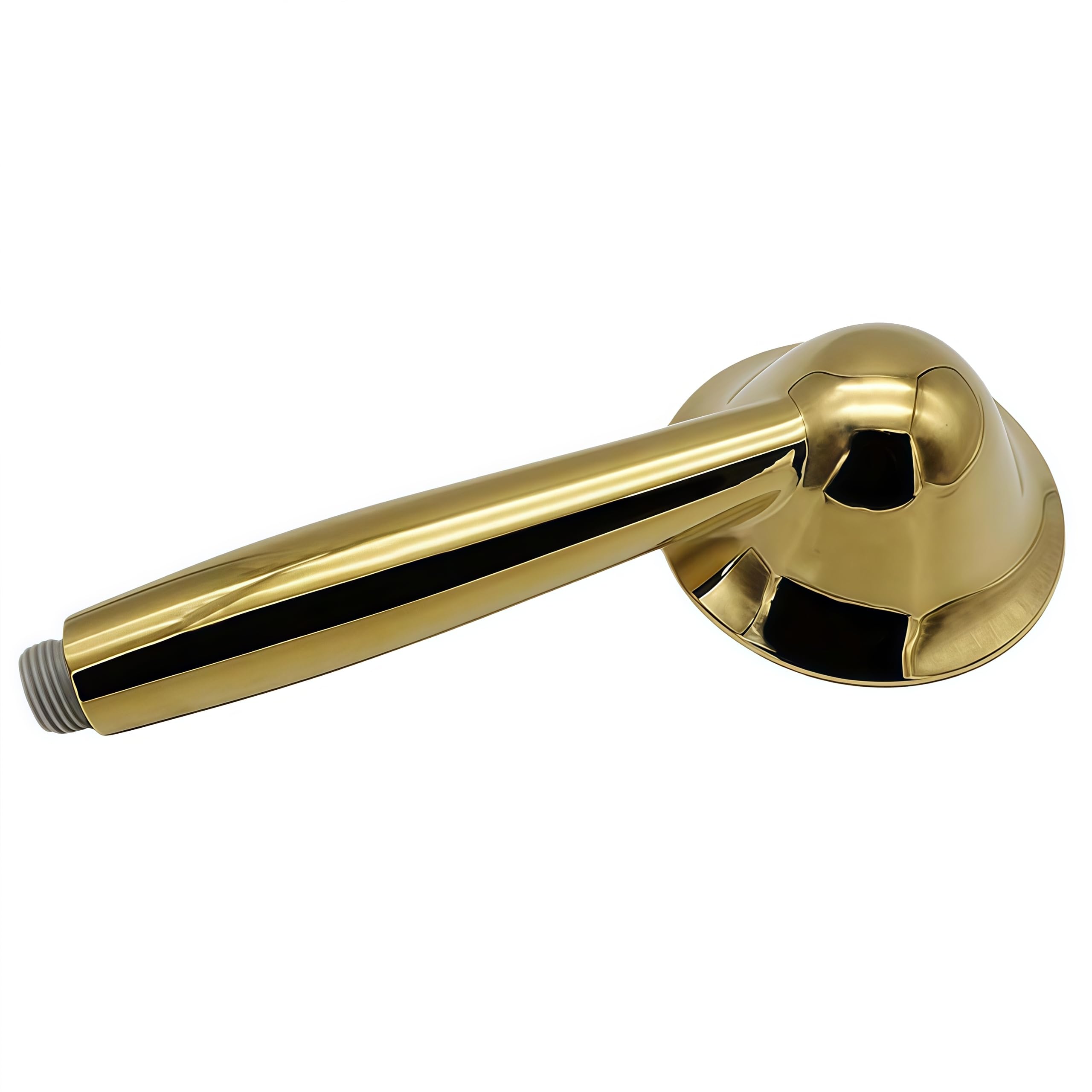 Cabezal de Ducha Ducha de mano con baño de cobre macizo chapado en oro de tres funciones Cabezal de ducha de mano con baño de lujo con soporte dorado y manguera de ducha