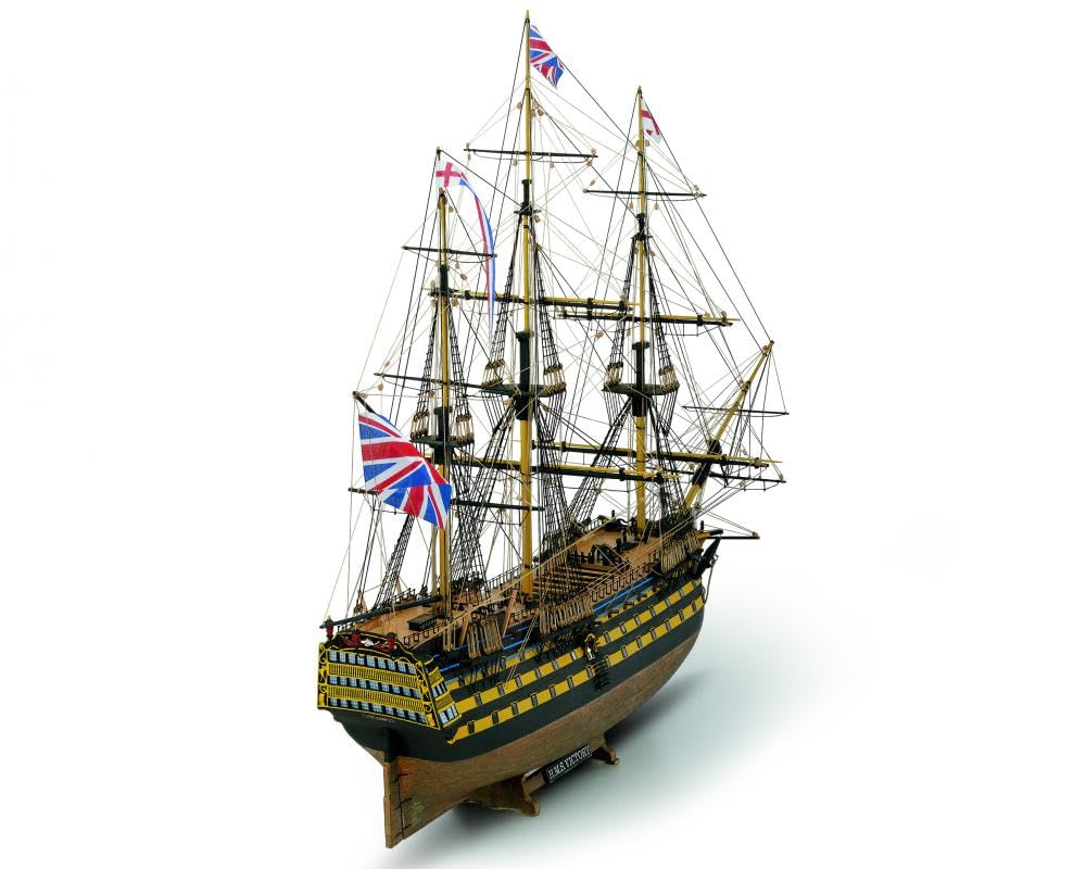 Mamoli HMS Victory -kit di montaggio in legno e metallo-codice MV56-Scala 1:150-assemblaggio necessario