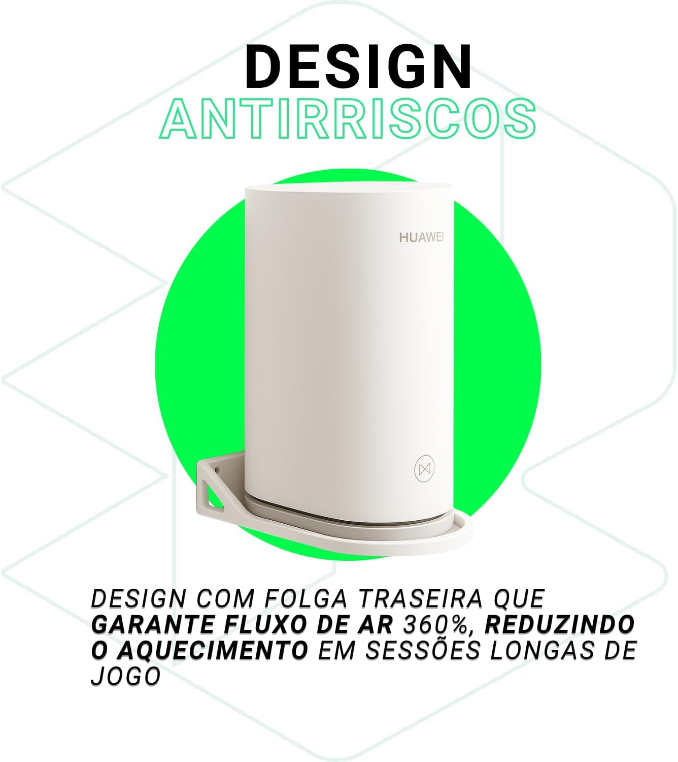 Suporte de Parede para Roteador Huawei AX6600 Mesh: Review Testado 30 Dias