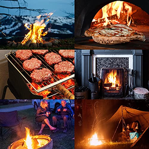 Fire Starter, 108 Count Natural Fire Starters for Fireplace, Charcoal