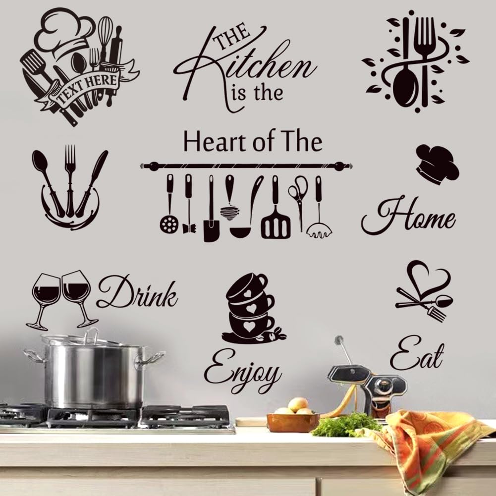 Kitchen Sticker Quotes Amazon.com: Wondever Kitchen Quotes Wall