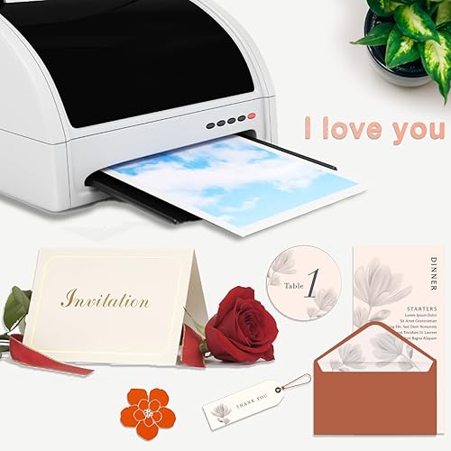 Miniatura 5 de 100 hojas de cartulina brillante verde claro, cartulina metálica de 8.5 x 11 pulgadas, papel de impresora de cartulina con purpurina de 79