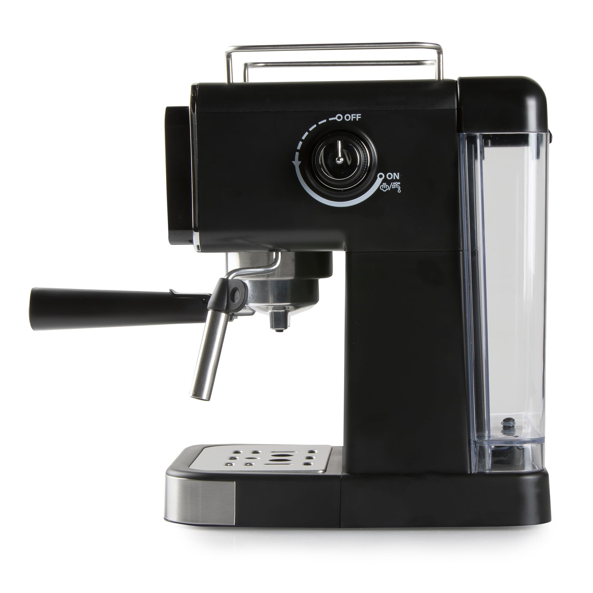 DOMO DO757K - Máquina espresso de 20 bares - Pantalla táctil a color - Boquilla de vapor - Café molido - Alternativa máquina espresso automática - Depósito 1,5 L
