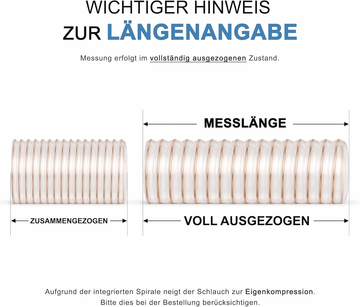AWM Manguera de extracción, diámetro de 120 mm, transparente, 0,4 mm, manguera en espiral, difícilmente inflamable, manguera flexible (4 metros)