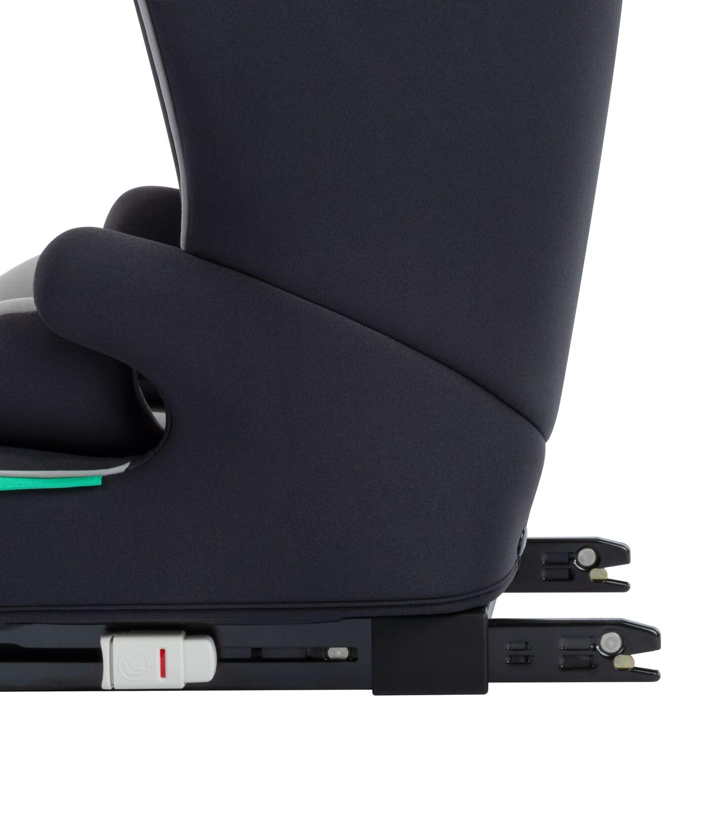 Safety 1st Lunar i-Size, silla de coche evolutiva, 15 meses a 12 años (76–150 cm), silla de coche ISOFIX, 13 posiciones de reposacabezas, protección lateral, Black