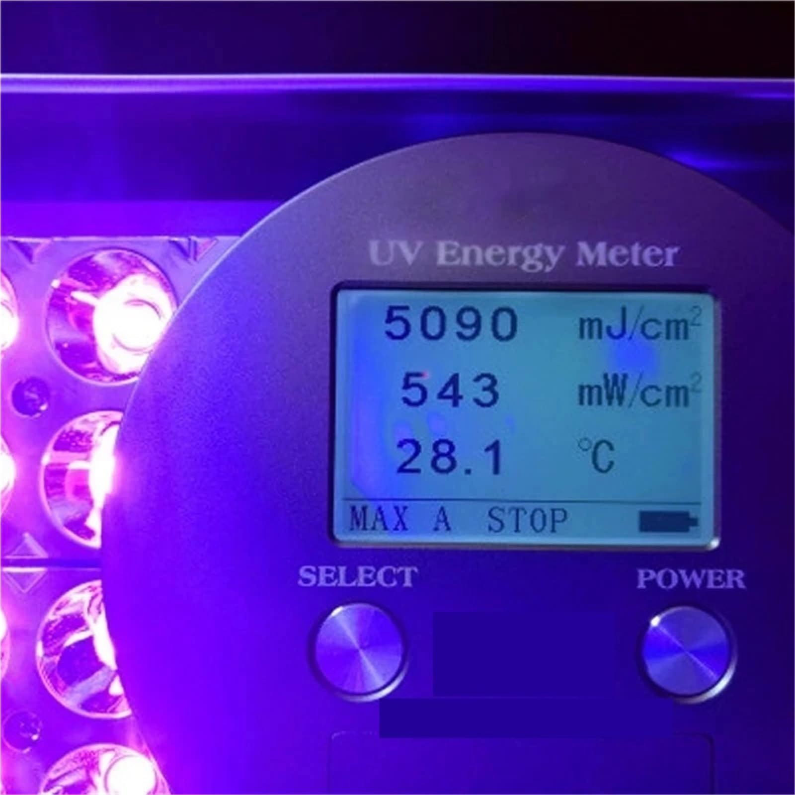 Lampada uv resina, Lampada for polimerizzazione UV con resina a olio verde e colla senza ombre, con luce viola, 365nm, 405nm, 395nm, raffreddata ad aria, da 500 W(365nm)
