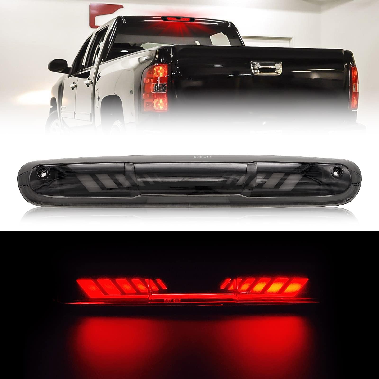 GXARTS 25890530 3Rd Third Brake Light Cargo Lamp High Mount Stop Light Fit For Chevy Silverado GMC Sierra 1500 2500 3500 HD 2007 2008 2009 2010 2011 2012 2013 In | Whizz High Mount Stop Lights - Foto 3