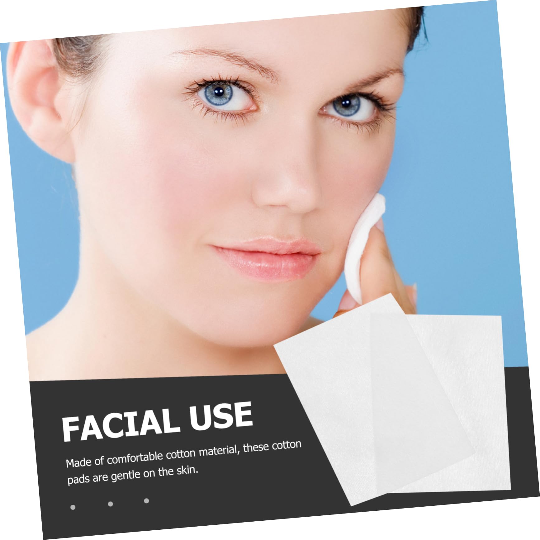 FOMIYES 5 Set Di Dischetti Detergenti Per Il Viso in Morbido Cotone Per Il Tonico Del Viso Per La Rimozione Del Trucco E Dei Pelucchi Formato Da Viaggio 20 Confezioni * 5