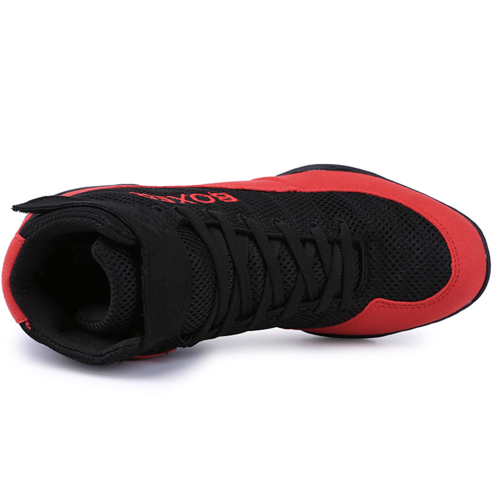 SDEQA Botas De Boxeo Adultos Niños Botas De Combate De Lucha Libre Ligera De Goma Transpirable Zapatos De Escalada