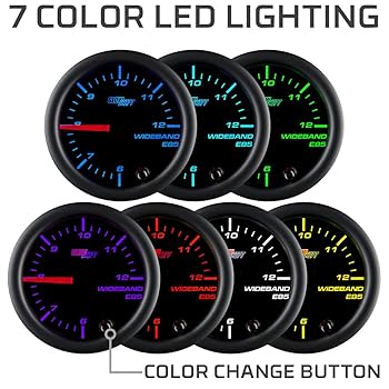 TOKO　HF　BLACK　167g　High Fluoro　大容量バルク品 Amazon.com: GlowShift Black 7 Color Analog E85 Wideband Air