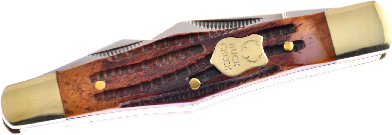 Pocket Knife BCI6308-ANSC Whittler with an Antique Second Cut Bone Handle German Stainless Steel Blade Closed 3.5 Inches