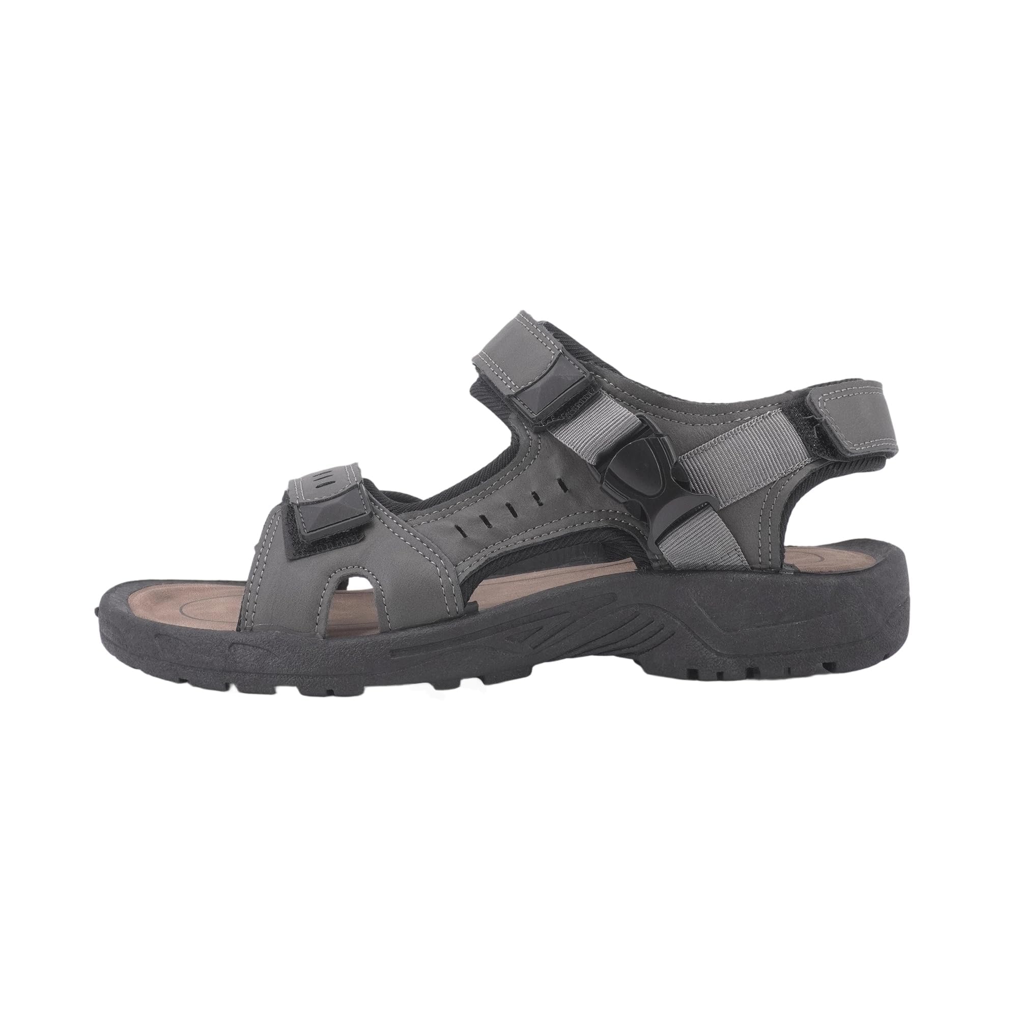 JOMIX Sandali Uomo Outdoor Sandali da Trekking Mare e Città con Chiusura a Strappo Leggeri e Antiscivolo Traspiranti ad Asciugatura Rapida