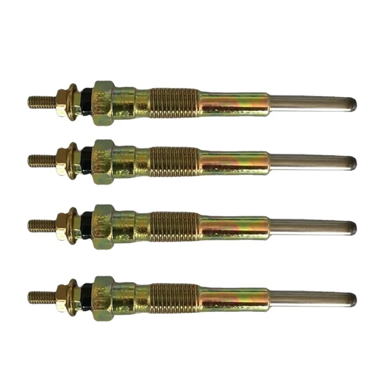 Candelette preriscaldamento Compatibile con TOYOTA per LANDCRUISER 3B 4 pezzi 1985068020 PT108 Motori per automobili Candele di preriscaldamento 23,0 V Candeletta di preriscaldamento