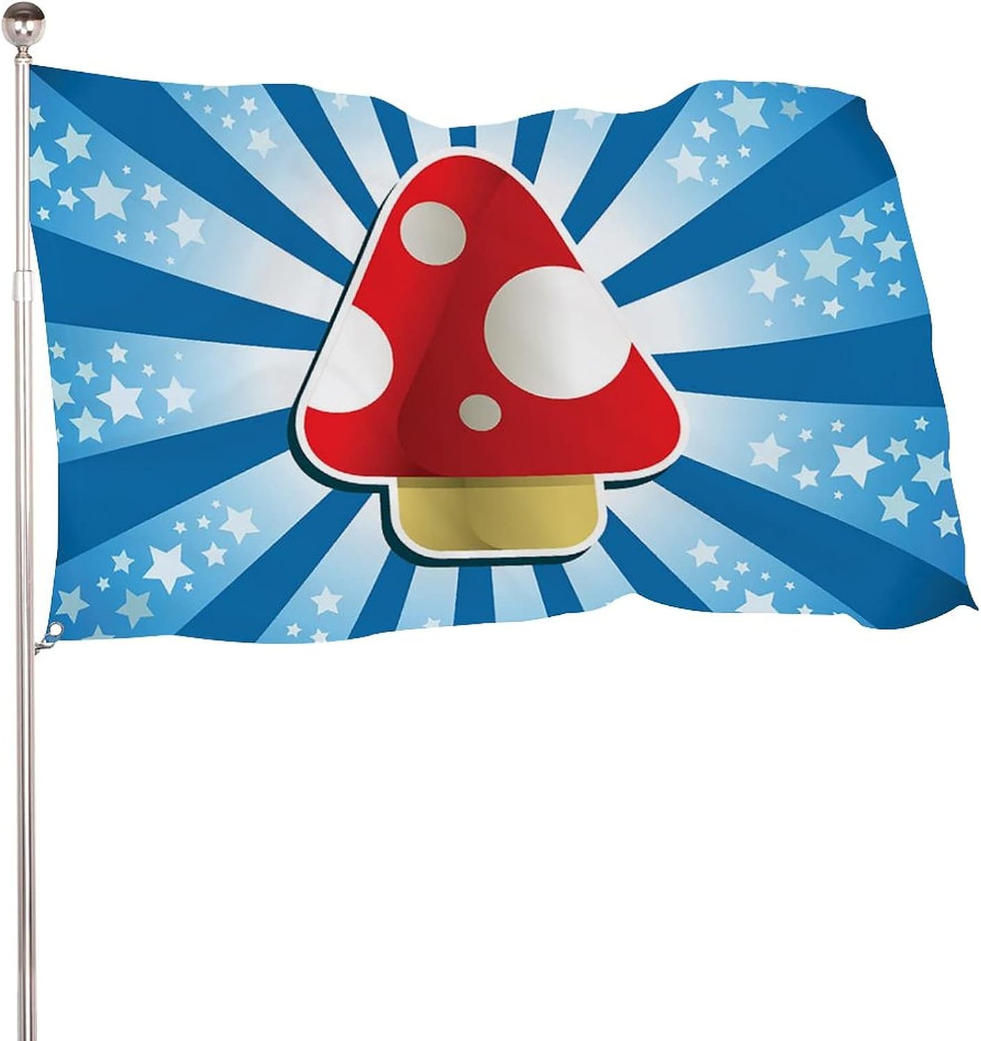 flags for room guys Magic Mushroom Trippy Drawing Hippie D