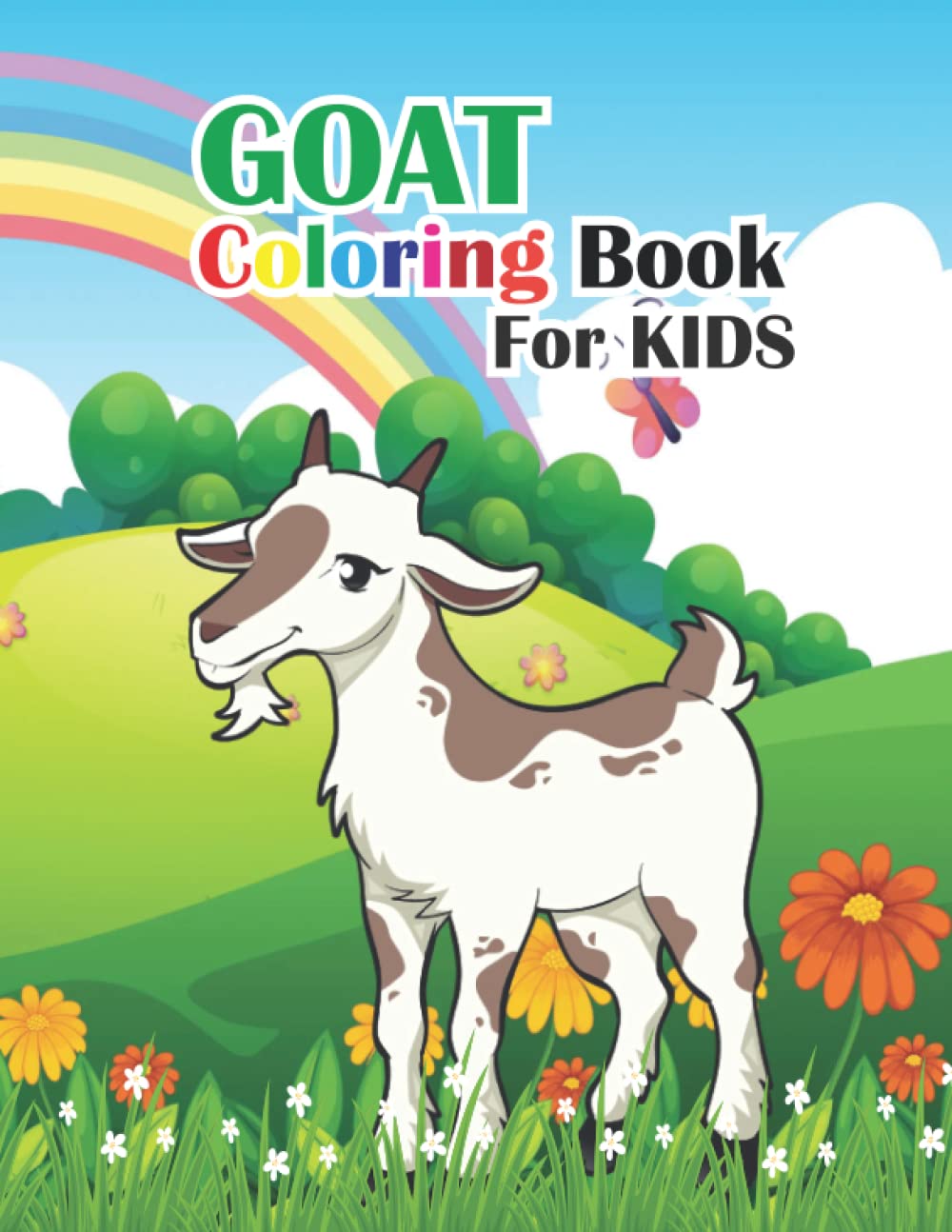 Goat Coloring Book For Kids: A unique & amazing Goat Coloring Pages for Kids