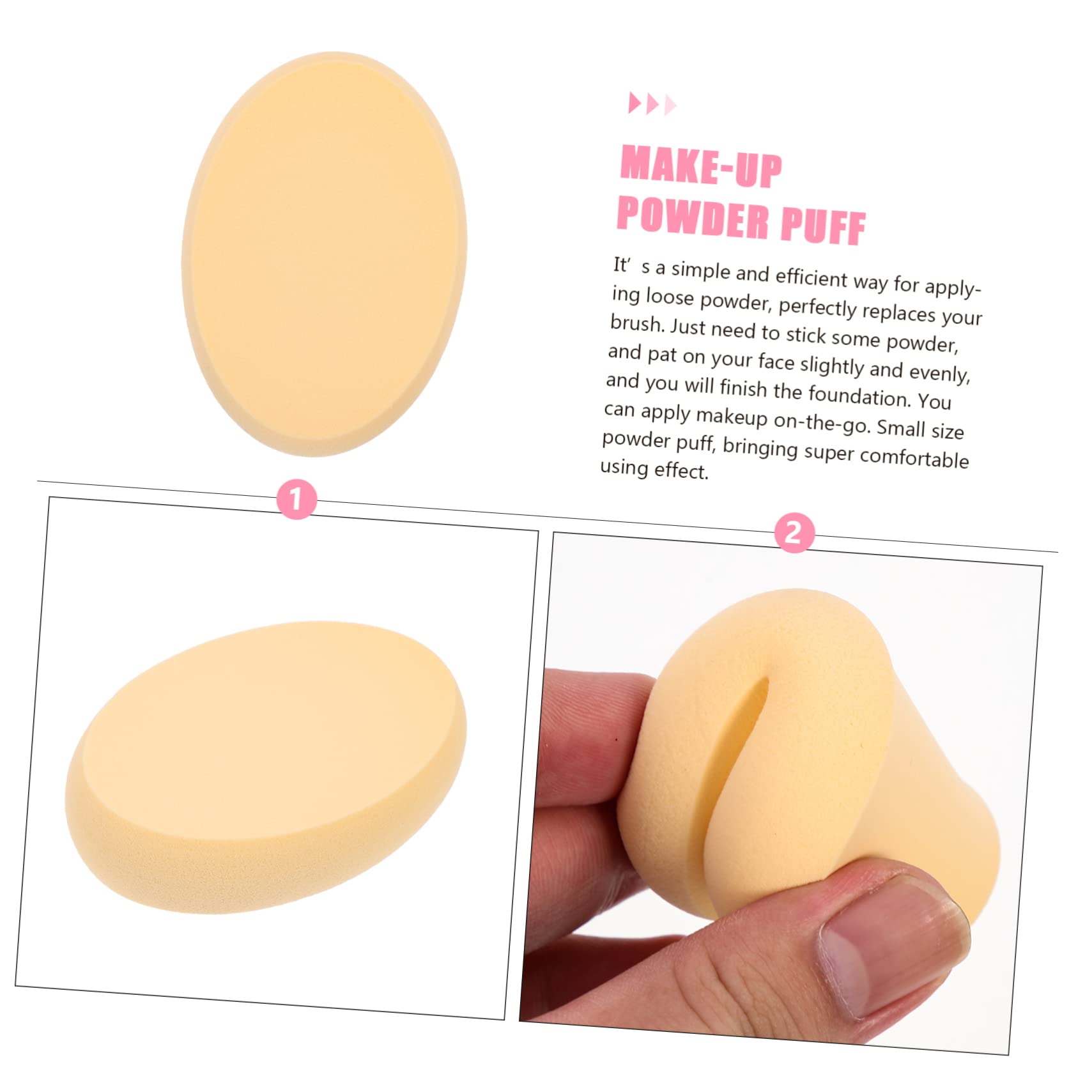 minkissy 30stücke Ovaler Makeup-schwämme Dual-use Gesichtsschwämme Für Foundation Flüssig Und Puder-make-up Hochwertige Waschbare Kosmetik-schwämme Für Hauttypen
