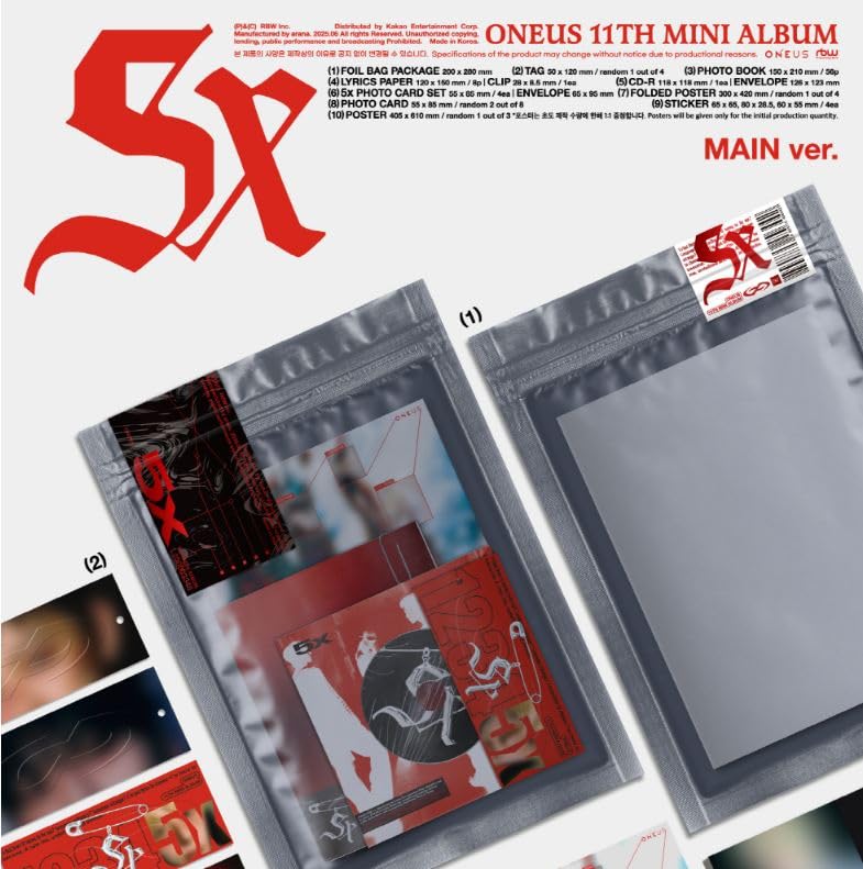 Amazon.co.jp: [ MAIN VER. ] ONEUS - 11TH MINI ALBUM [ 5X