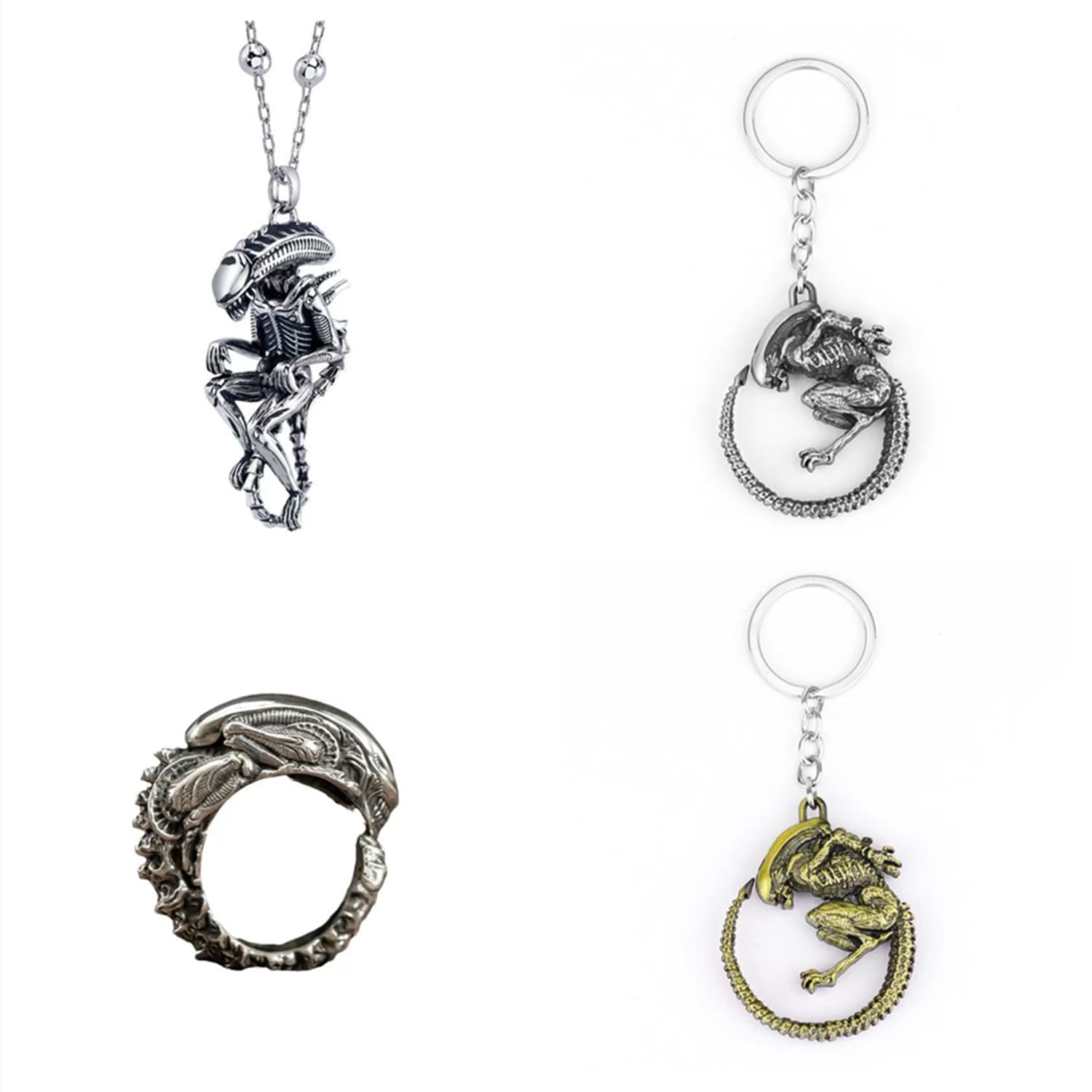 Amazon.co.jp: エイリアン：ロムルス ペンダント ネックレス 指輪